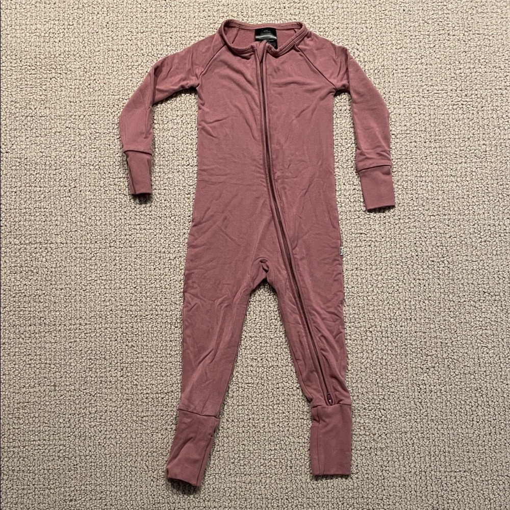 Little Sleepies Mauve Kids Footie